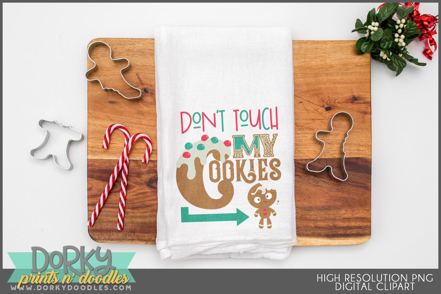 Christmas Gingerbread Alphabet Clipart - Dorky Doodles