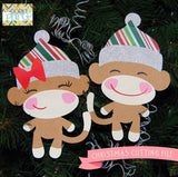 Christmas Sock Monkeys Cuttable Files
