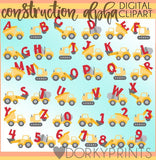 Construction Alphabet Clipart