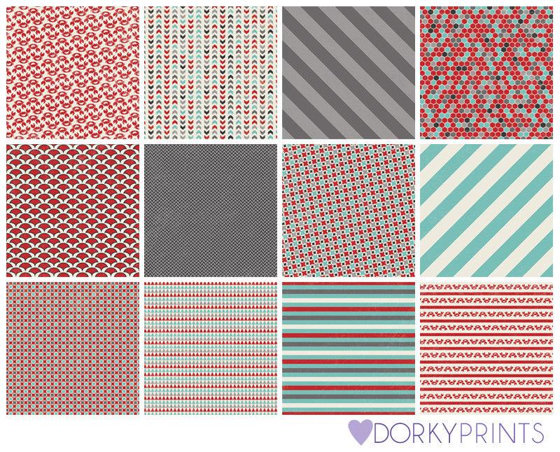 Crab Digital Paper Pack