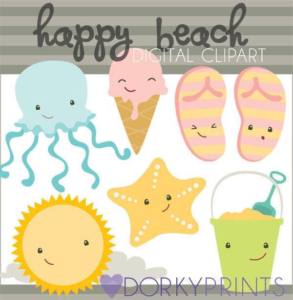 Cute Beach Summer Clipart