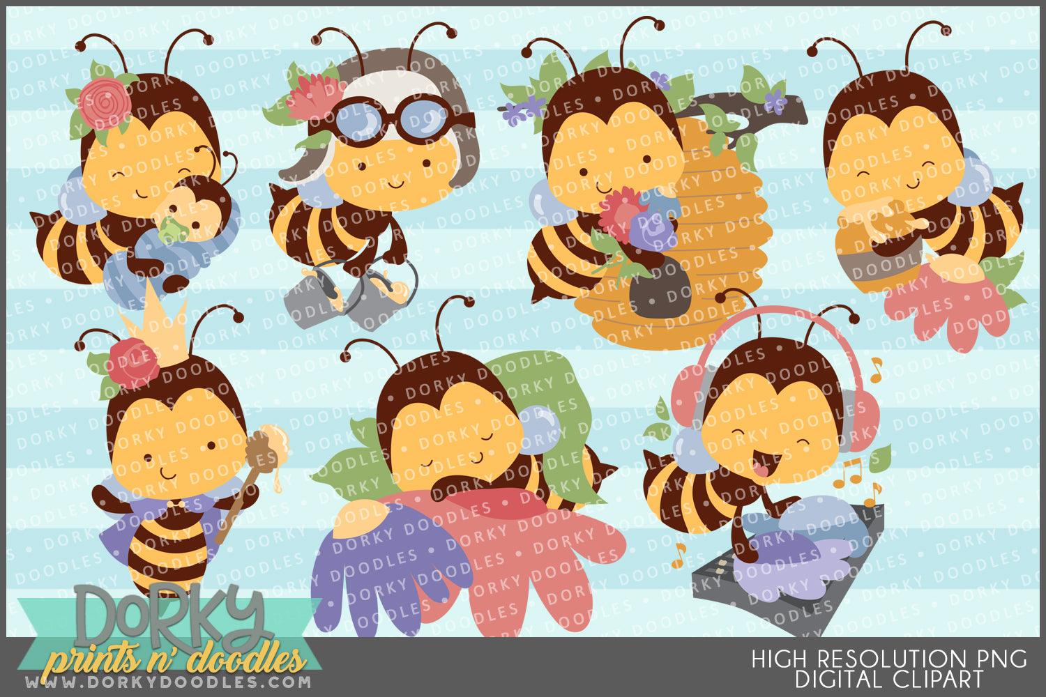 Cute Bumble Bee Clipart