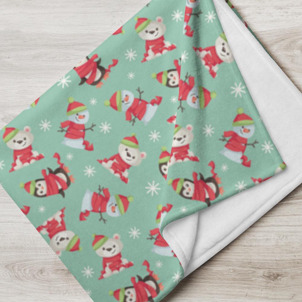 Cute Christmas Throw Blanket