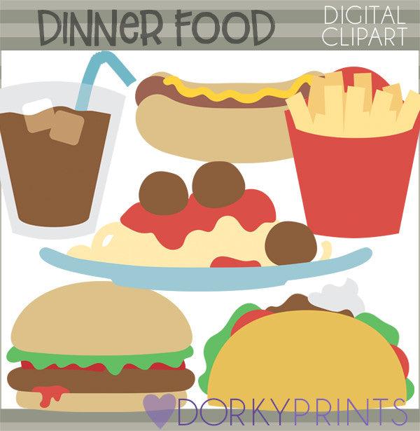 Cute Dinner Food Clipart