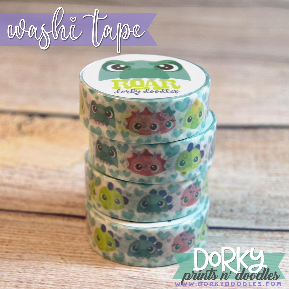 Cute Dino Washi Tape