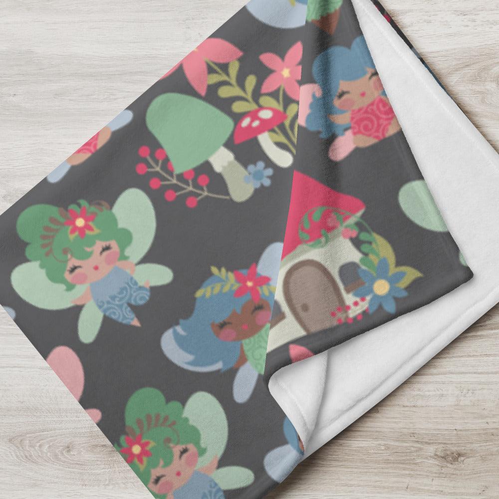 Cute Fairy Throw Blanket