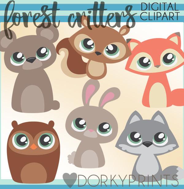 Cute Forest Animals Clipart