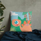 Cute Long Neck Dinosaur Pillow
