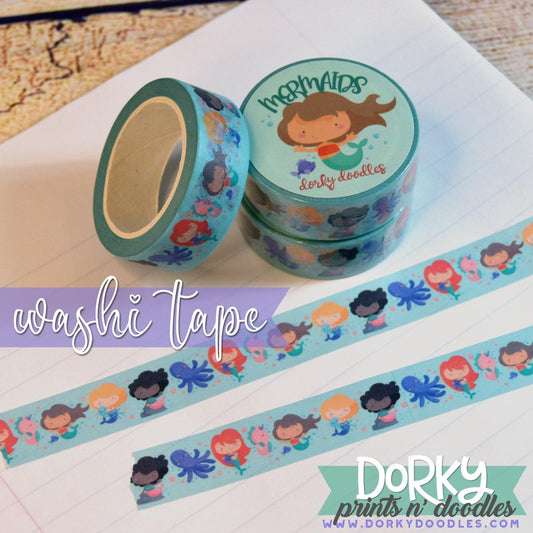 Cute Mermaids Washi Tape