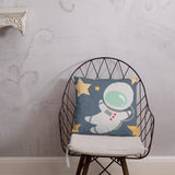 Cute Outer Space Earth Pillow