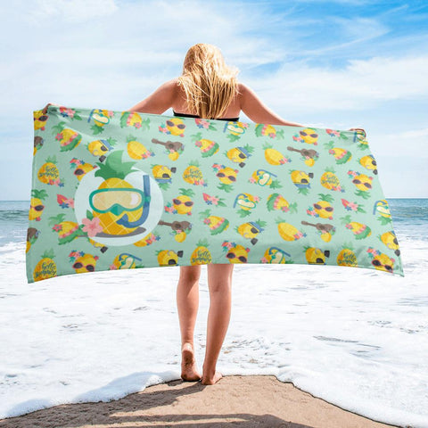 Cute Pineapple Beach Towel