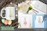 Cute Ragdoll Bunny Spring Clipart - Dorky Doodles