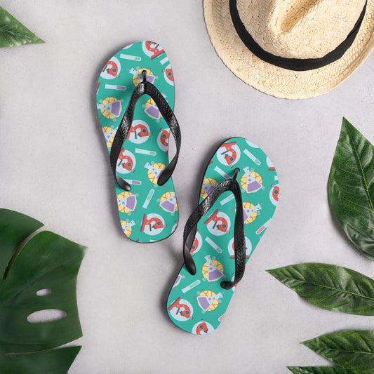 Cute Science Flip Flops