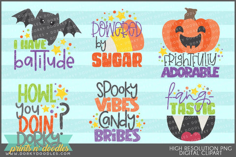 Cute Wordart Halloween Clipart