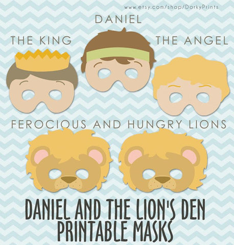 Daniel and the Lions Den Bible Printables