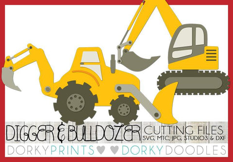 Digger and Bulldozer Cuttable Files