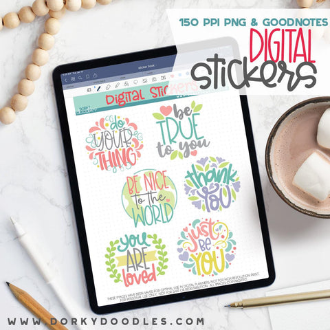 Do Your Thing Digital Planner Stickers