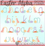 Easter Alphabet Clipart
