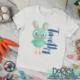 Easter Chick Bunny Watercolor PNG