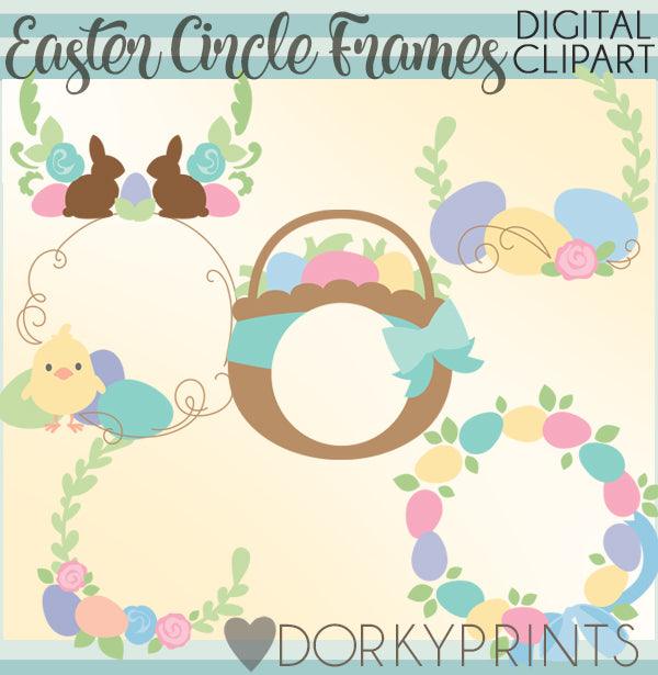 Easter Frames Spring Clipart