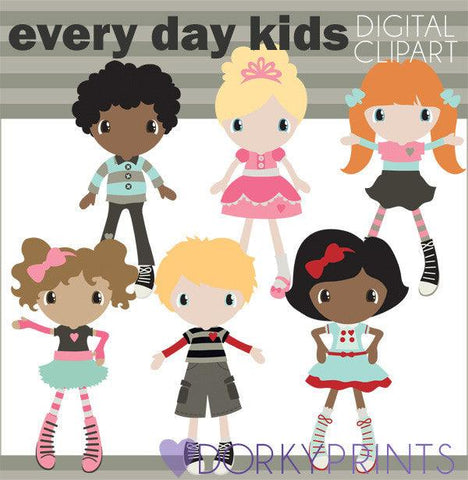 Everyday Kid Clipart