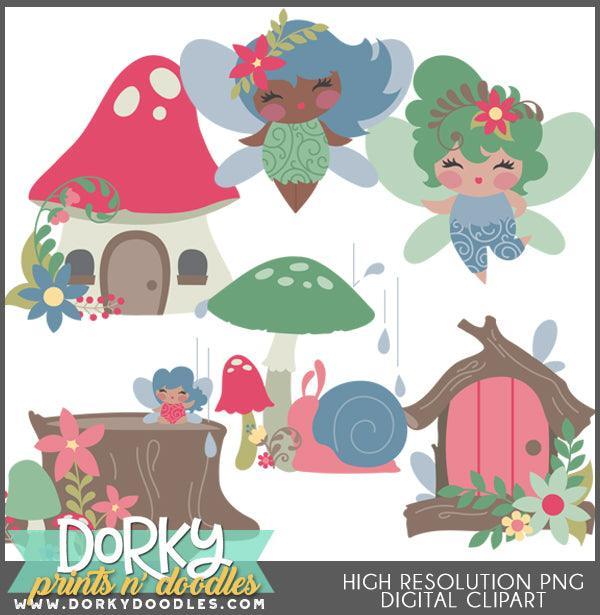 Fairy Garden Character Clipart