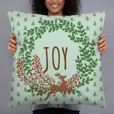 Farmhouse Christmas Pillow - Two Sizes - Dorky Doodles