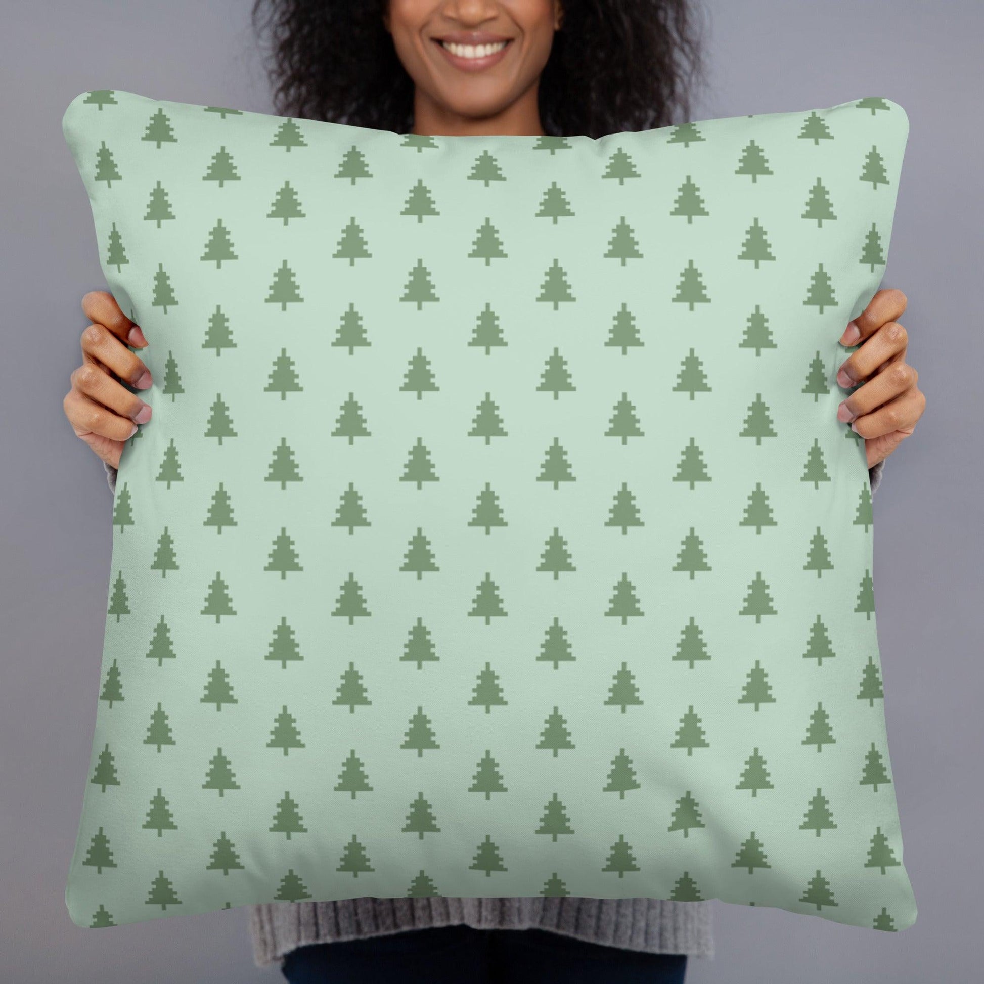 Farmhouse Christmas Pillow - Two Sizes - Dorky Doodles