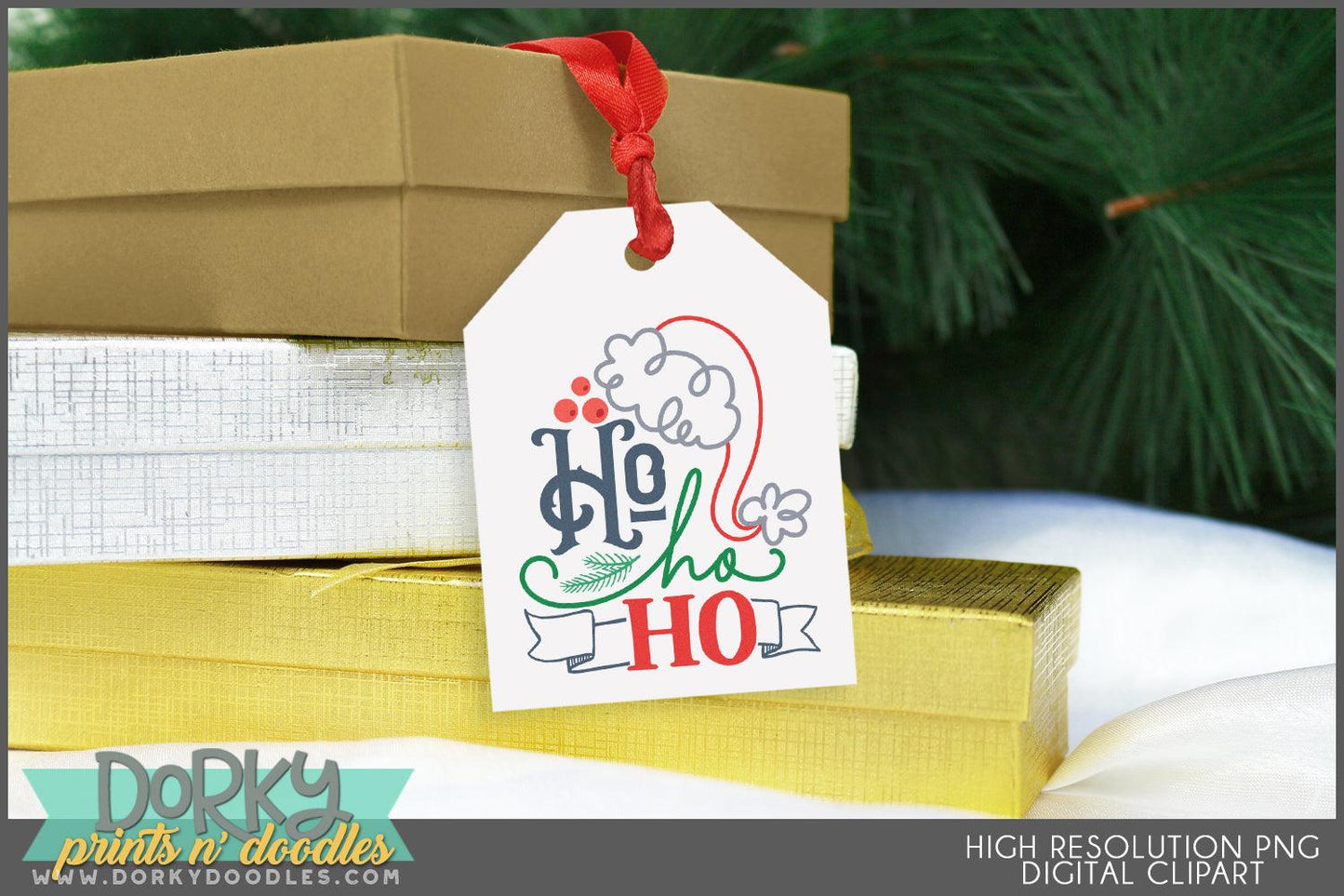 Farmhouse Sayings Christmas Clipart - Dorky Doodles