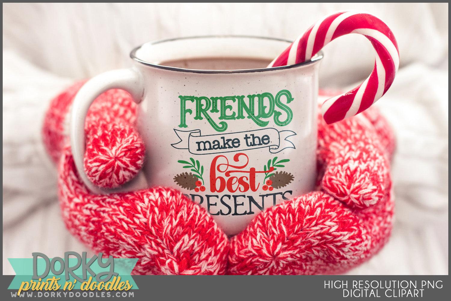 Farmhouse Sayings Christmas Clipart - Dorky Doodles