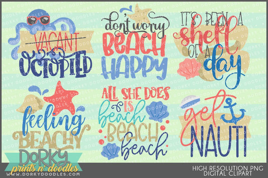 Feeling Beachy Sassy Clipart