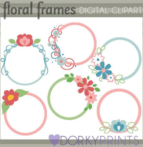 Floral Frames Clipart