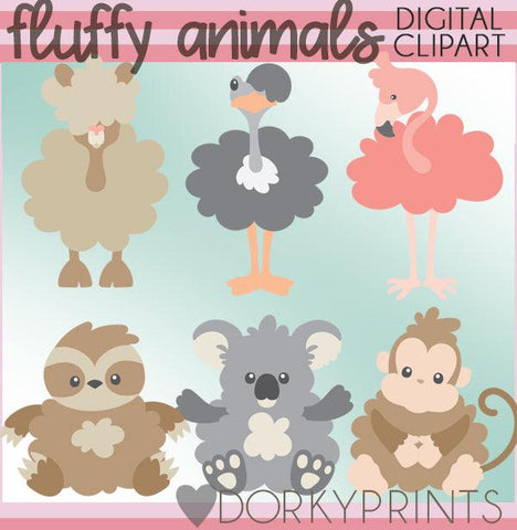 Fluffy Animals Clipart