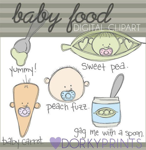 Food Babies Clipart