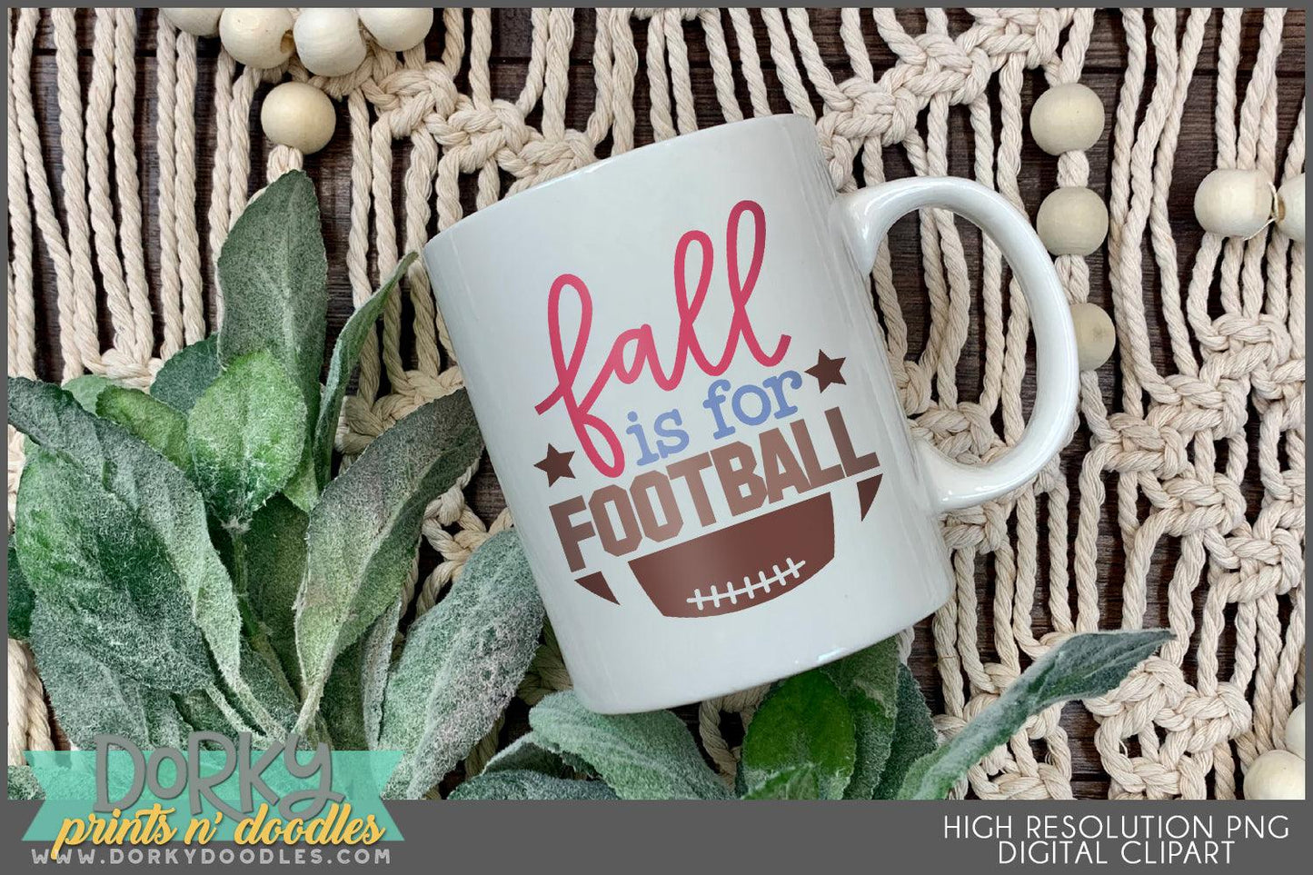 Football Sayings Clipart - Dorky Doodles