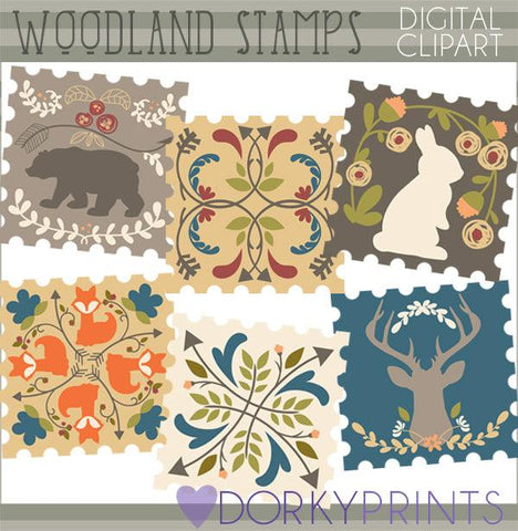 Forest Stamp Clipart