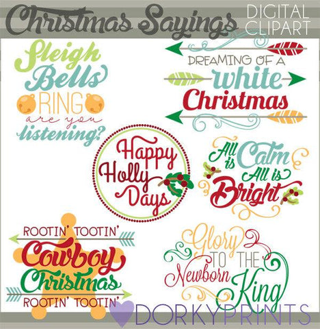 Fun Quotes Christmas Clipart