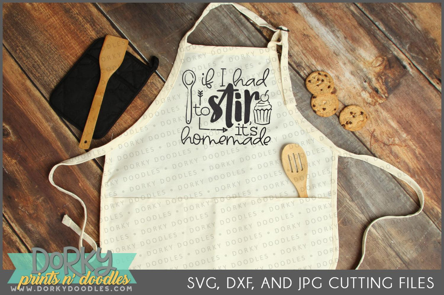 Funny Kitchen DXF and SVG Cuttable Files - Dorky Doodles