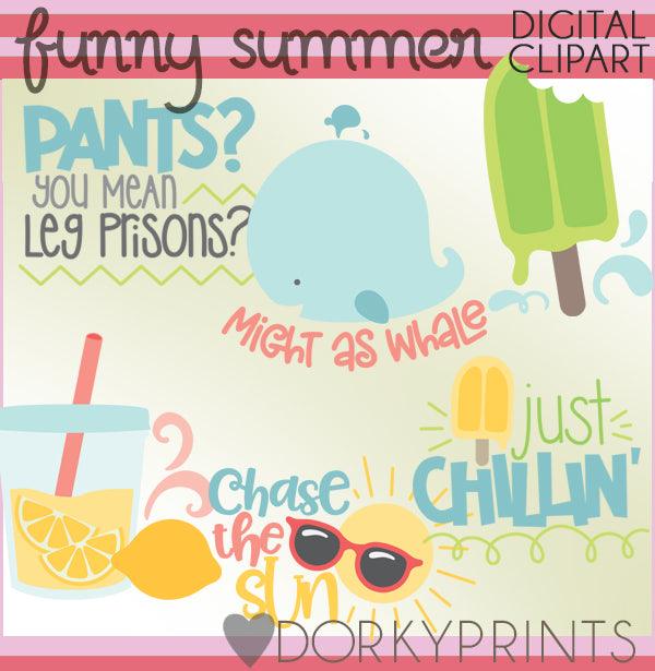 Funny Summer Clipart