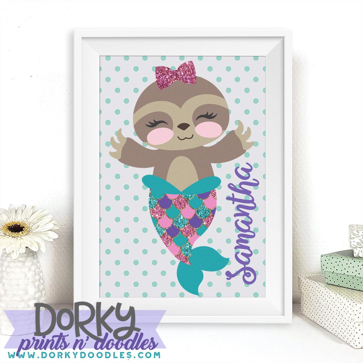 Furmaids Animal Mermaid Summer Clipart