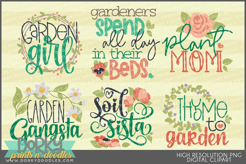 Garden Girls Clipart