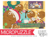 Gingerbread Christmas Micro Puzzle - Dorky Doodles