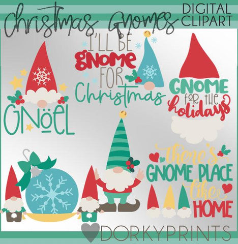 Gnome for Christmas Clipart
