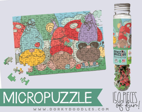 Gnomes and Mushrooms Micro Puzzle