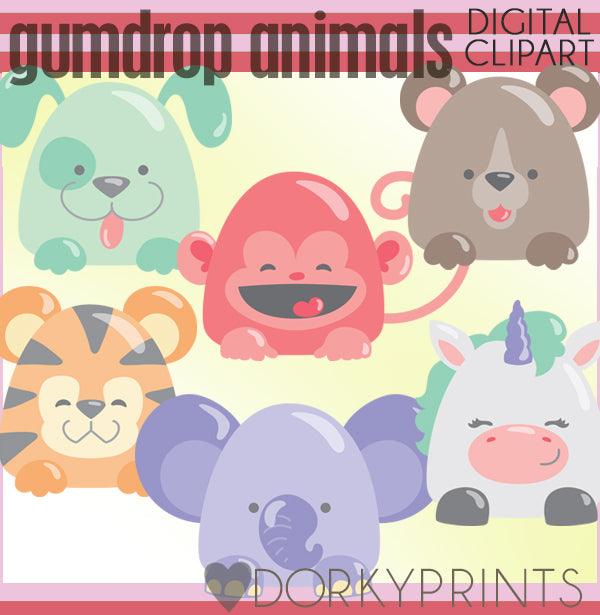 Gumdrop Animals Clipart