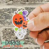 Halloween Balloons Sticker Sheet