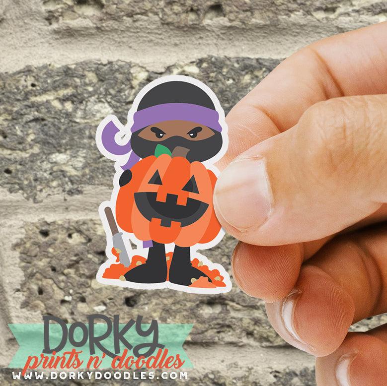 Halloween Ninjas Sticker Sheet