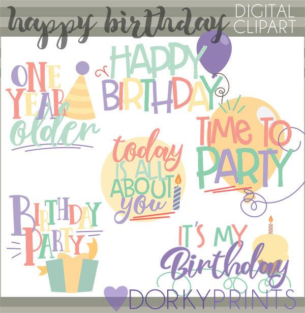 Happy Birthday Clipart