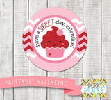 "Have a Sweet Day" Valentine Circle Tags Holiday Printables