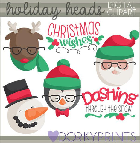 Hipster Christmas Clipart